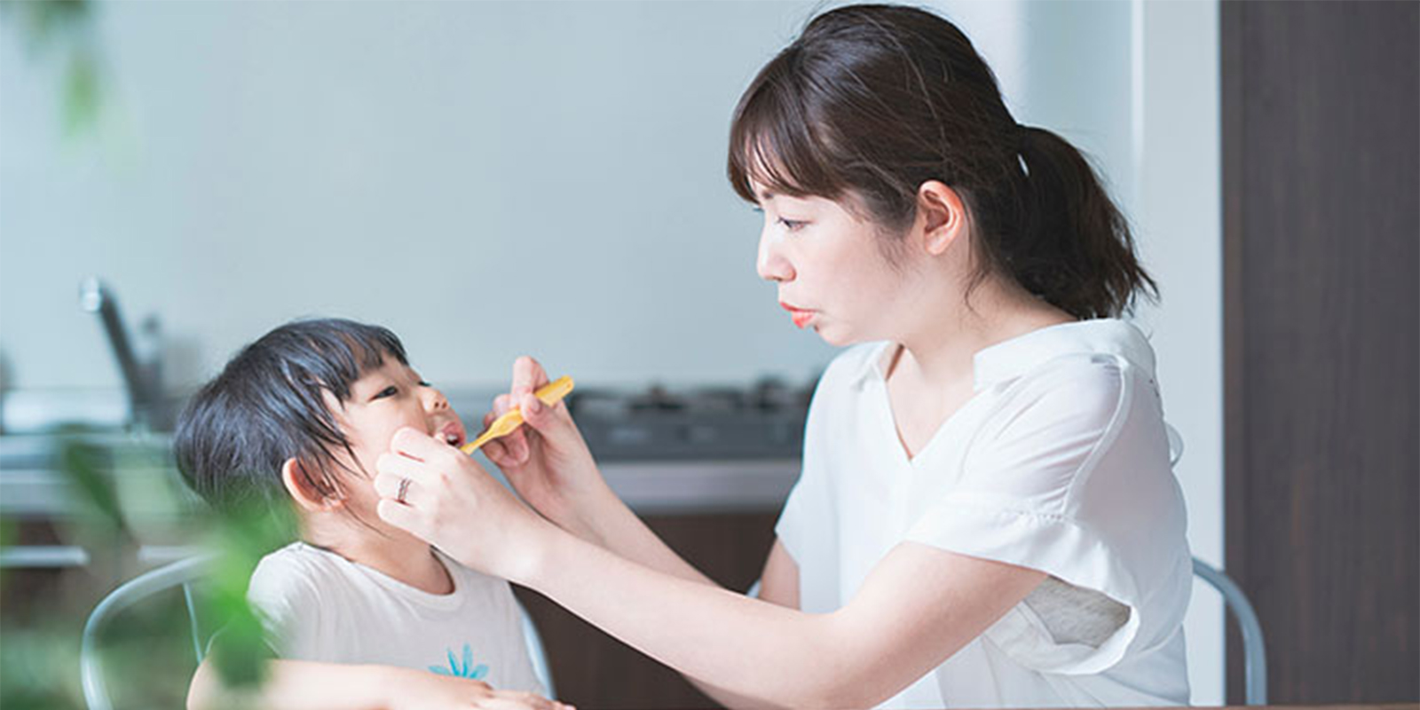 仕上げみがき(3〜6歳)